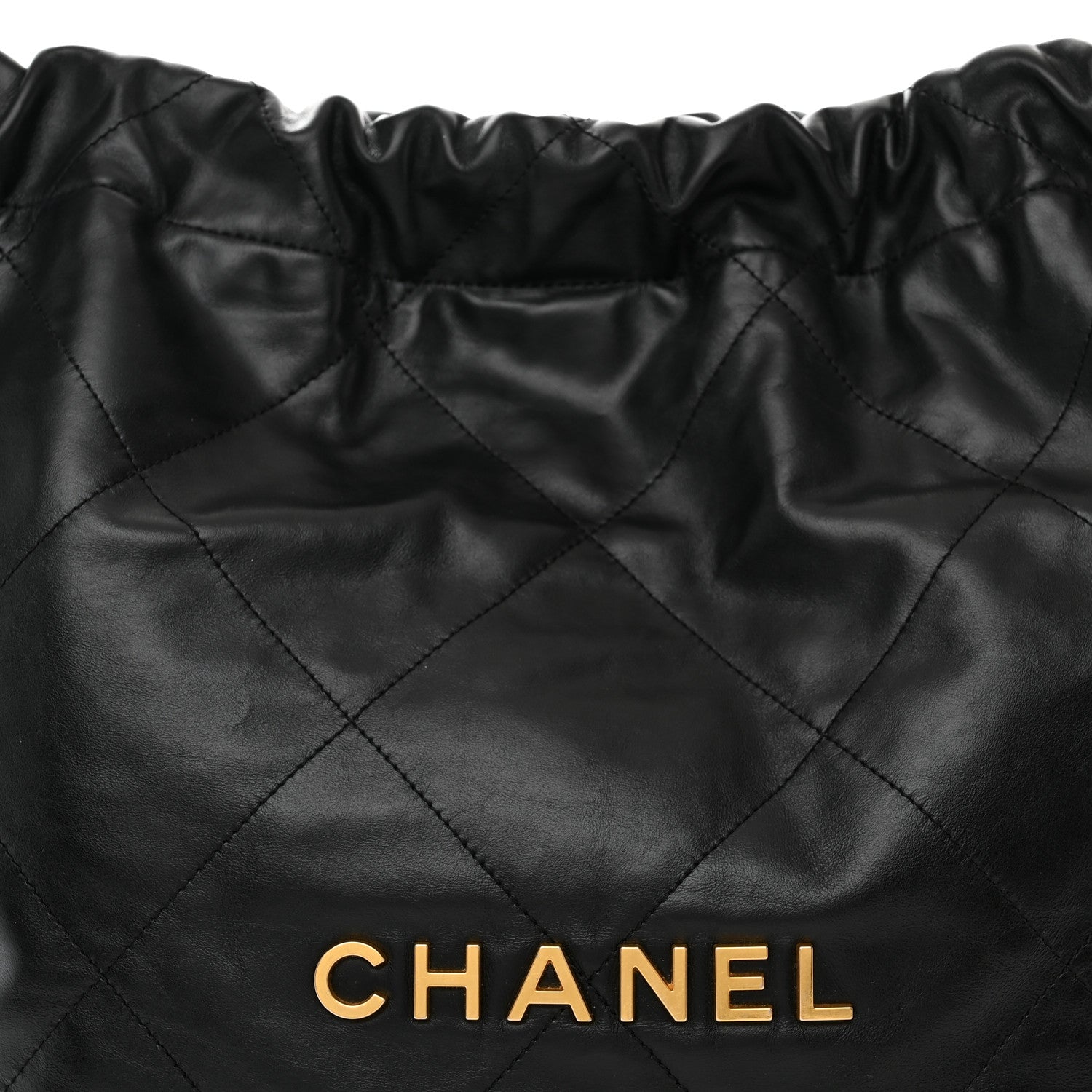 Chanel Shiny Calfskin Quilted Chanel 22 Black 9 of 11
