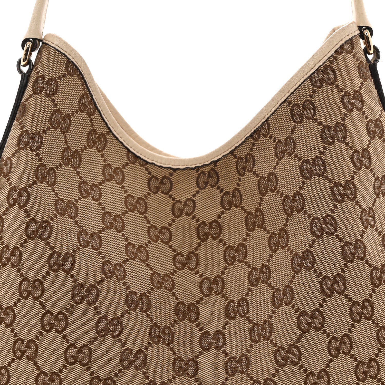Gucci Monogram Medium New Britt Hobo Off White Off White 8 of 12