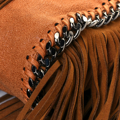 Stella McCartney Eco Suede Mini Fringe Falabella Tote Tan 10 of 14