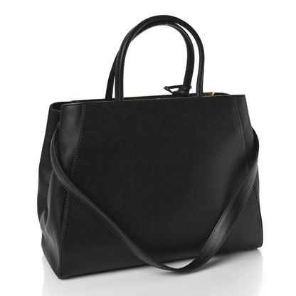 Fendi Vitello Elite Regular 2Jours Tote Black 3 of 8