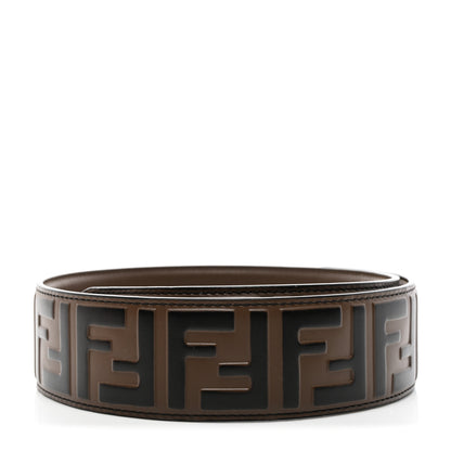 Fendi Vitello Century Bi-Color FF 1974 Embossed Strap You Maya Black 2 of 4