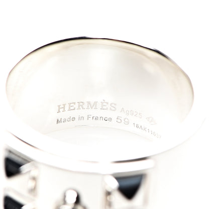 Hermes Sterling Silver Collier De Chien CDC Ring 59 8.75 3 of 4
