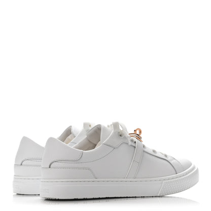 Hermes Calfskin Day Sneakers 37.5 White 3 of 4