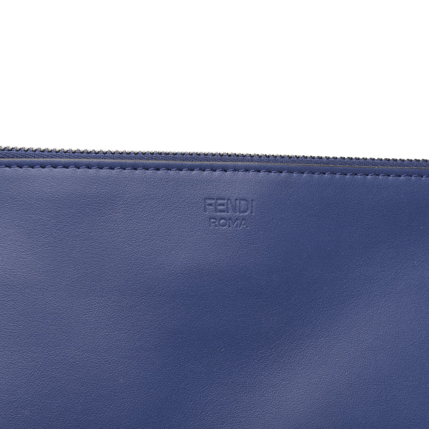 Vitello Century Lined Monster Eyes Pouch True Blue Celeste Multicolor