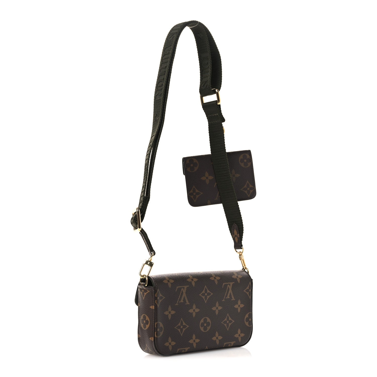 Louis Vuitton Monogram Felicie Strap & Go Kaki 3 of 9