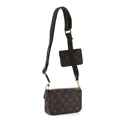 Louis Vuitton Monogram Felicie Strap & Go Kaki 3 of 9
