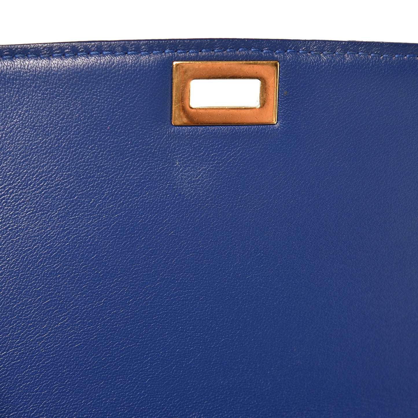 Python Medium Classic Box Flap Bag Indigo