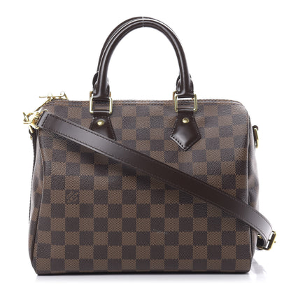 Louis Vuitton Damier Ebene Speedy Bandouliere 25 1 of 13