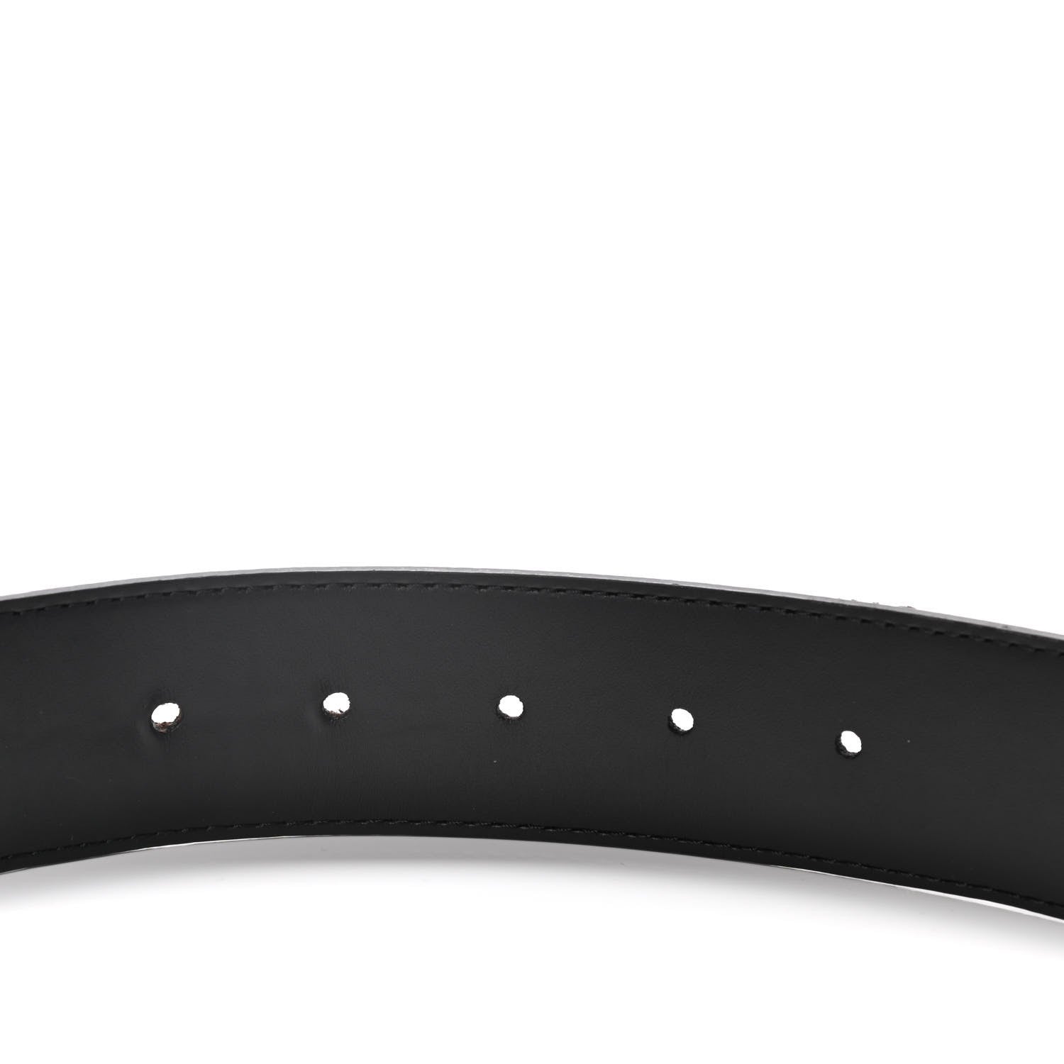 Louis Vuitton Calfskin Monogram 40mm LV Initiales Reversible Belt 95 38 Black 6 of 9