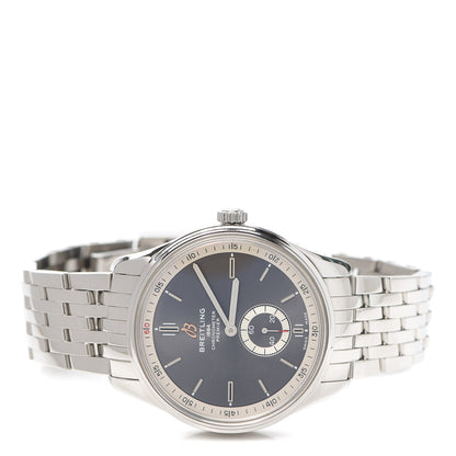 Breitling Stainless Steel 40mm Premier Automatic Watch Grey A37340 2 of 6