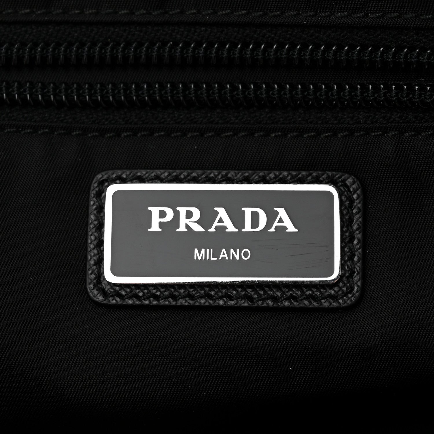 Prada Tessuto Nylon Belt Bag Black 6 of 10
