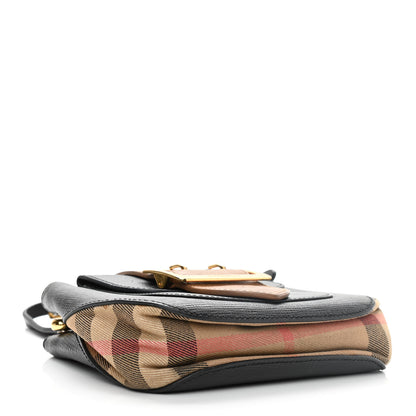 Burberry Suede Small Square Buckle Belt Bag Black 4 of 16