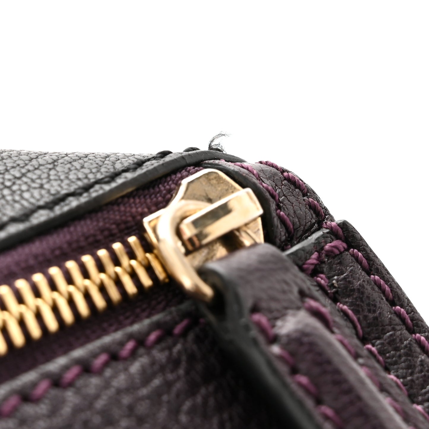 Sugar Goatskin Mini Colorblock Pandora Aubergine