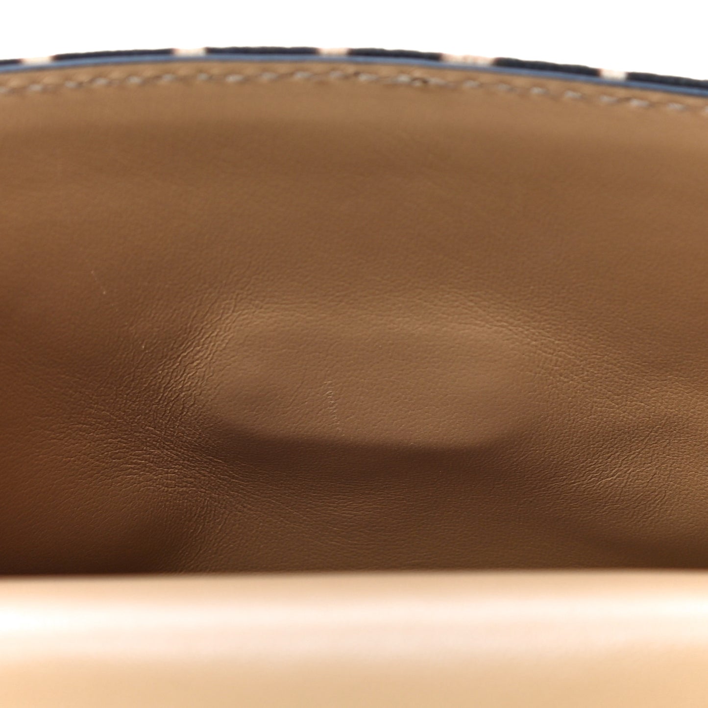 Calfskin Canvas Leopard Print Medium Rockstud Flip Lock Crossbody Bag Tan