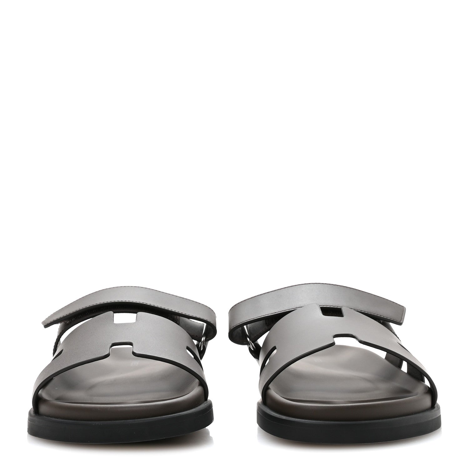 Hermes Calfskin Mens Chypre Sandals 43 Ecorce 3 of 8