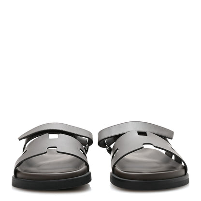 Hermes Calfskin Mens Chypre Sandals 43 Ecorce 3 of 8