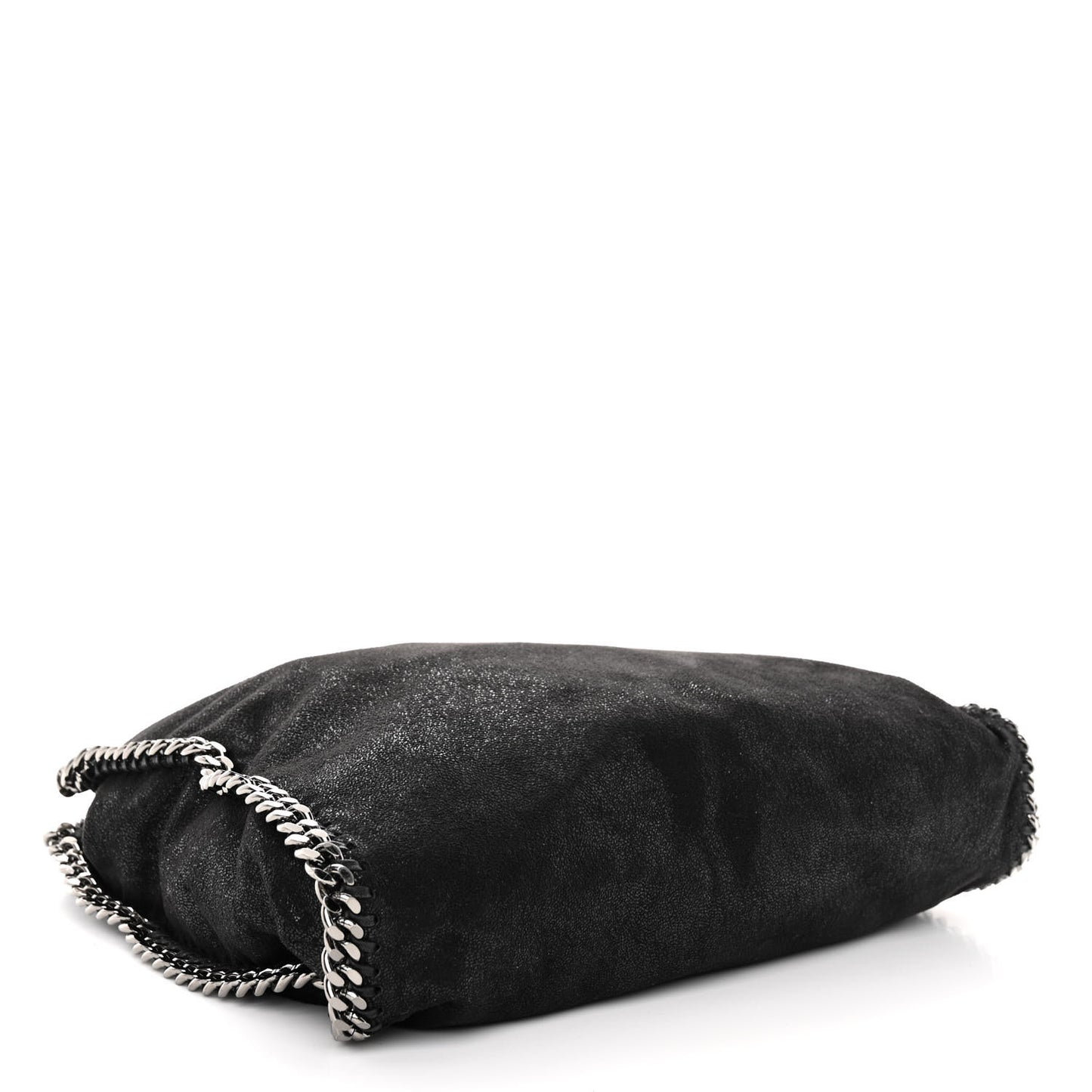 Shaggy Deer Falabella Fold Over Tote Black