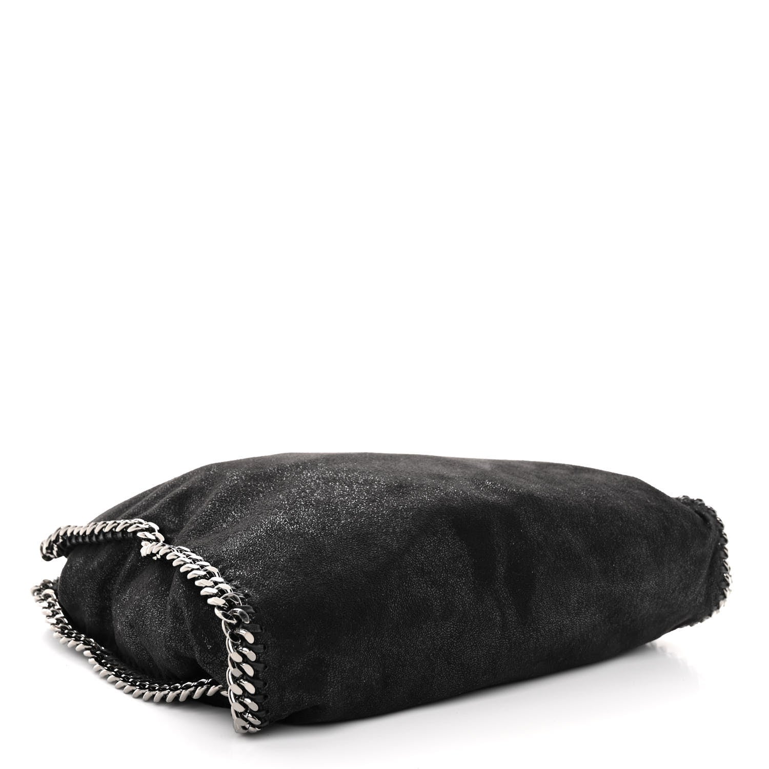 Stella McCartney Shaggy Deer Falabella Fold Over Tote Black 4 of 9