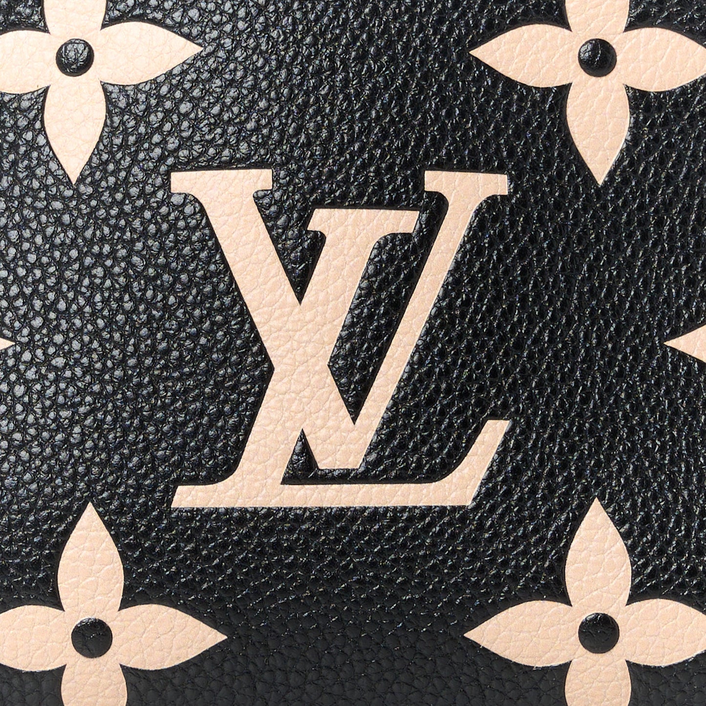 Empreinte Monogram Giant Cosmetic Pouch Black Beige