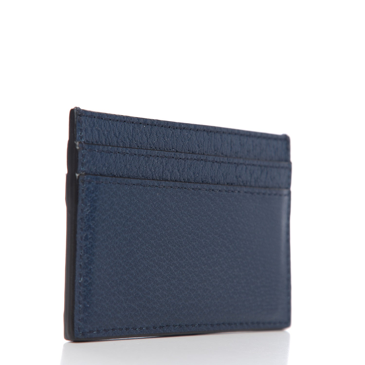 Gucci Textured Calfskin Ophidia Card Holder Blue Agata 2 of 6