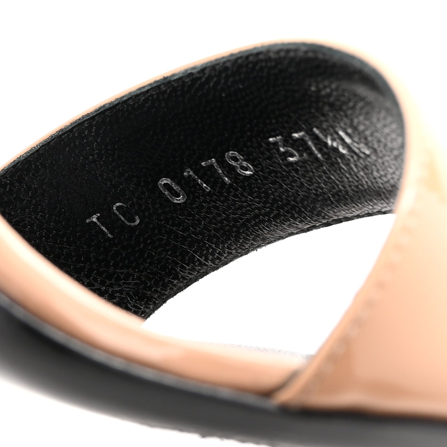 Louis Vuitton Patent Monogram Call Back Sandals 37.5 Nude 9 of 12