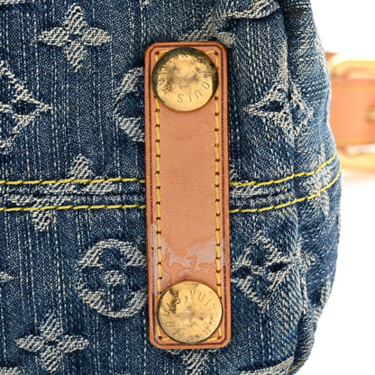 Louis Vuitton Monogram Denim Baggy PM Blue 10 of 10