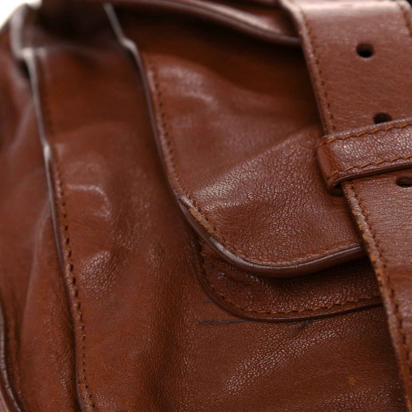 Lambskin Large PS1 Satchel Saddle