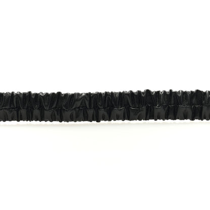 Chanel Lambskin Ruched CC Belt 90 36 Black 3 of 4