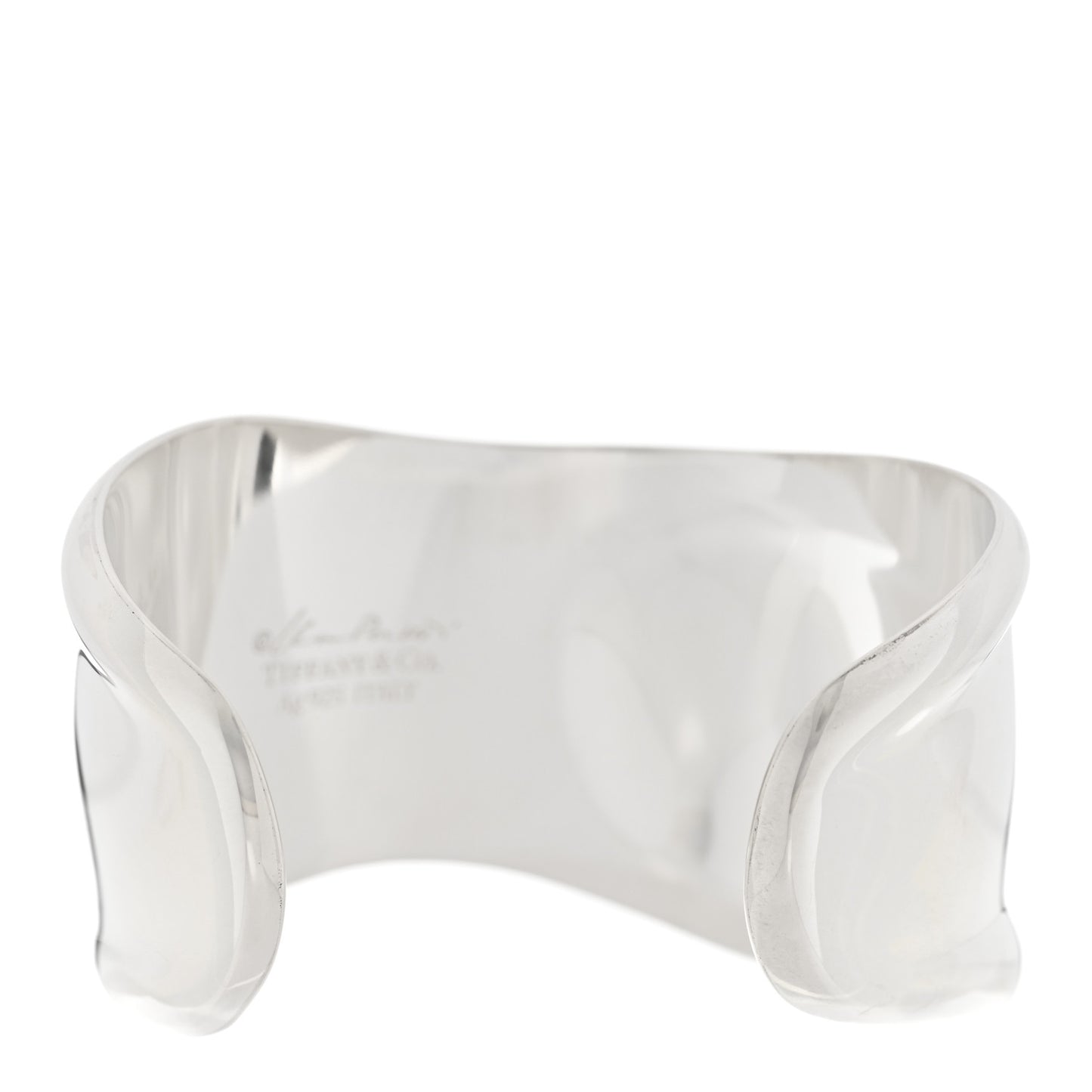 Sterling Silver Small Elsa Peretti Right Wrist Bone Cuff Bracelet