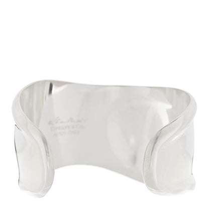 Tiffany Sterling Silver Small Elsa Peretti Right Wrist Bone Cuff Bracelet 2 of 4