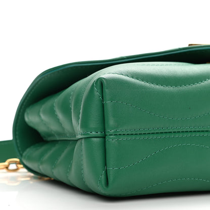 Louis Vuitton Calfskin New Wave Chain Bag MM NM Emerald 8 of 10