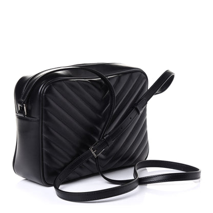 Saint Laurent Calfskin Matelasse Monogram Lou Camera Bag Black 3 of 5