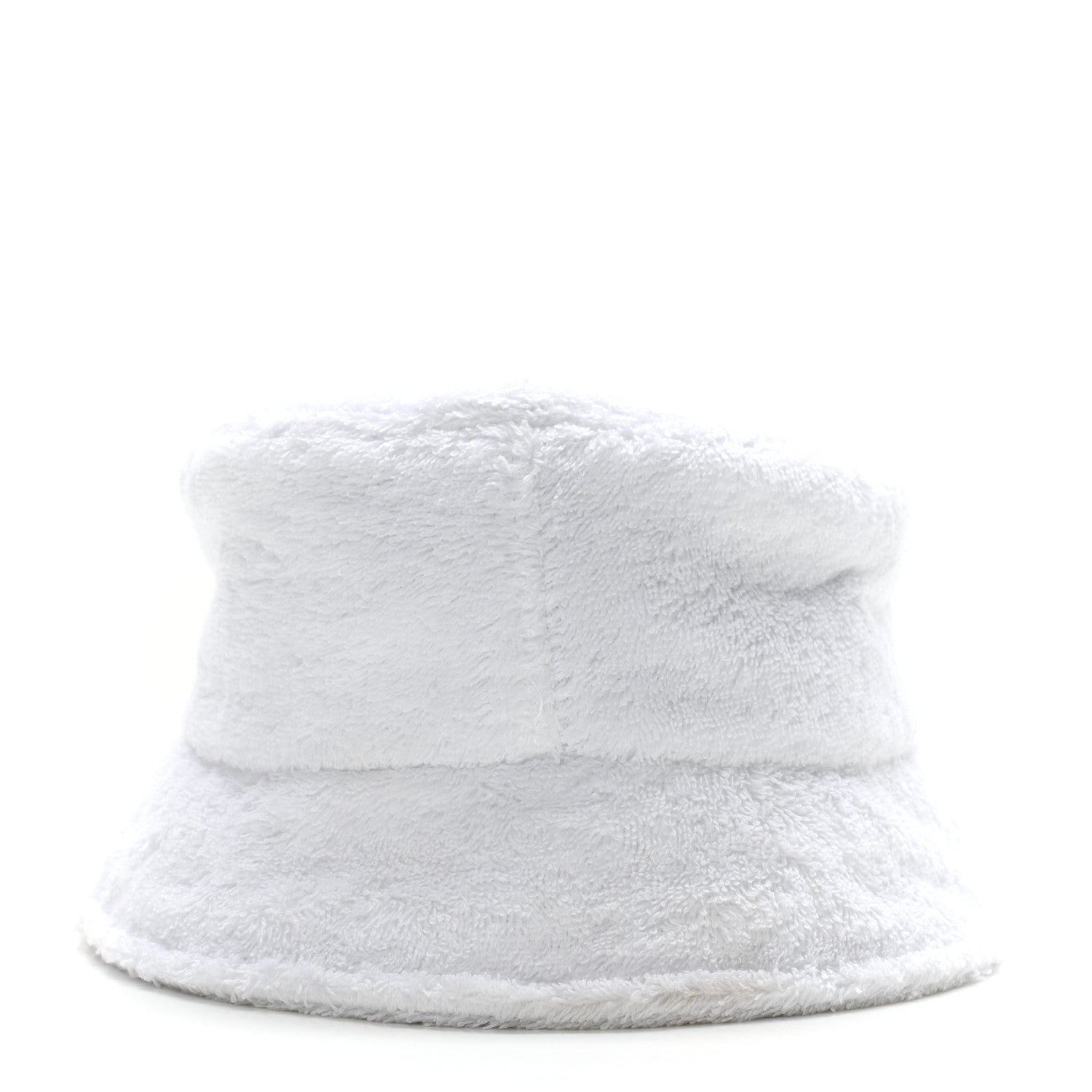 Chanel Terry Cloth CC Bucket Hat M White 6 of 10