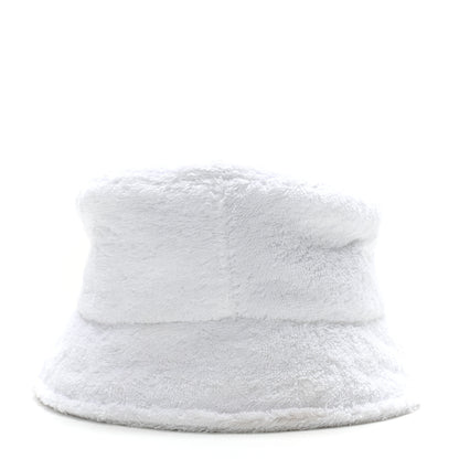 Chanel Terry Cloth CC Bucket Hat M White 6 of 10