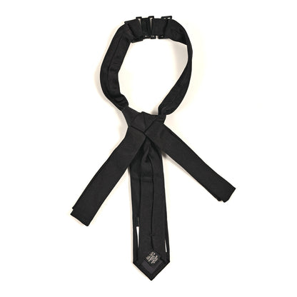 Chanel Silk CC Multi Strand Neck Tie Black 2 of 3