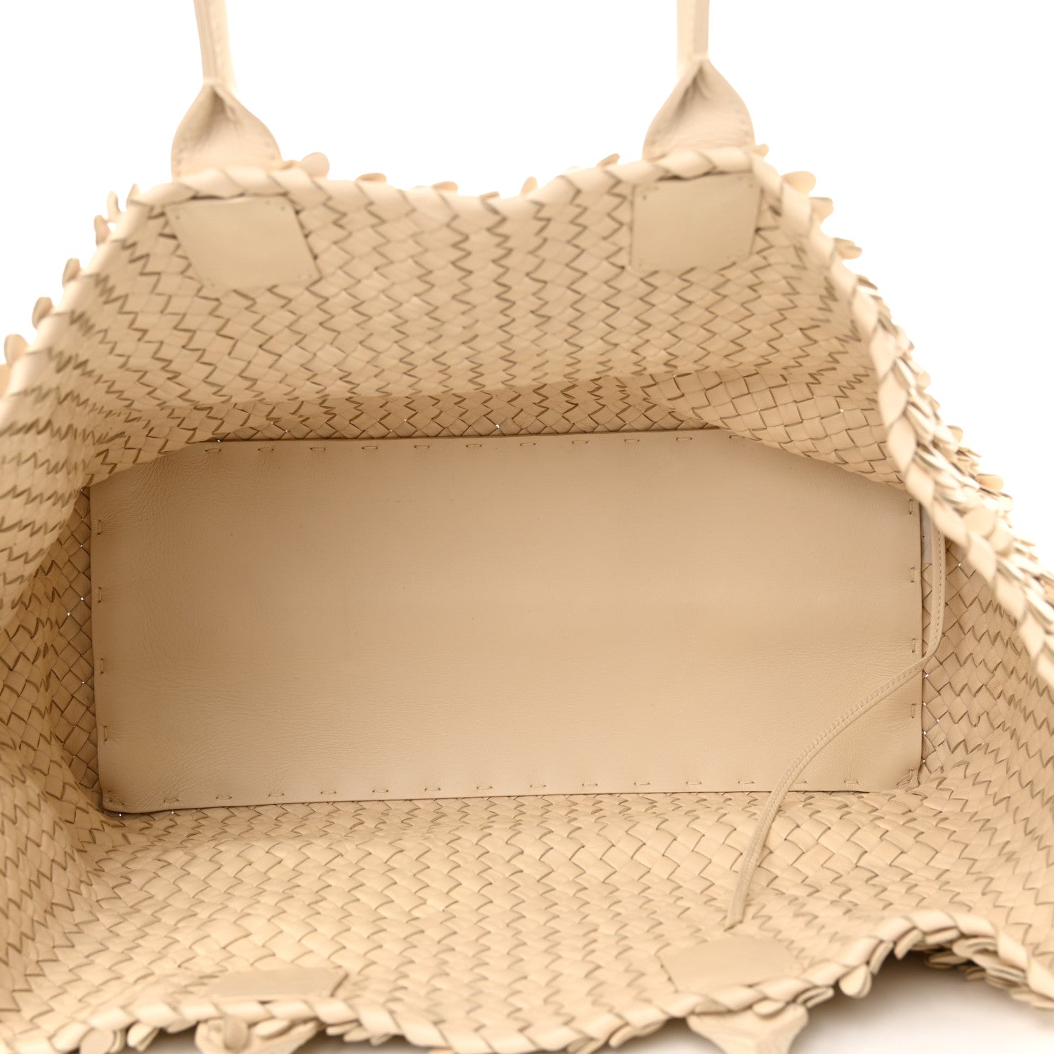 Bottega Veneta Nappa Intrecciato Medium Paillettes Cabat Cream 6 of 16