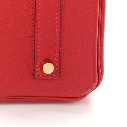 Hermes Epsom Birkin 35 Rouge Casaque 14 of 20