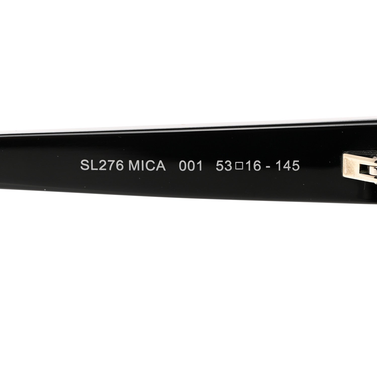 Saint Laurent Acetate Mica Cat Eye Sunglasses SL 276 Black 5 of 9