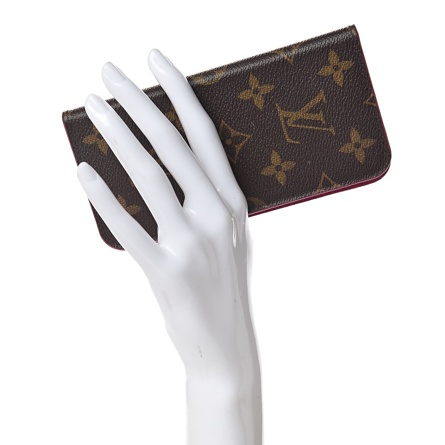 Monogram iPhone X Folio Case Rose Pop
