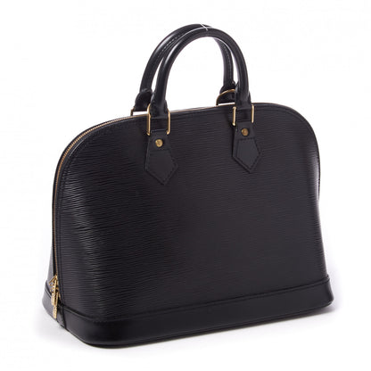 Louis Vuitton Epi Alma PM Black 2 of 8