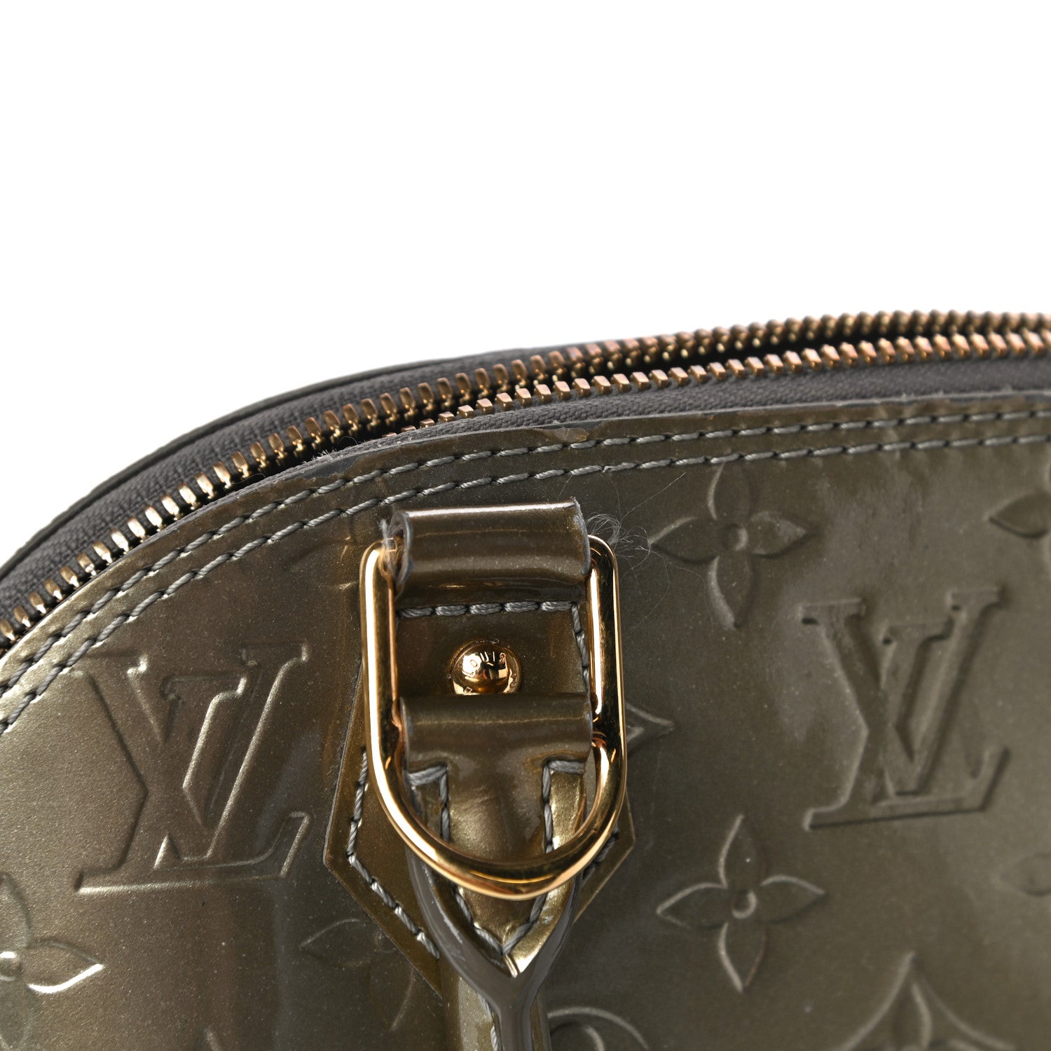 Louis Vuitton Vernis Alma BB Givre 11 of 12