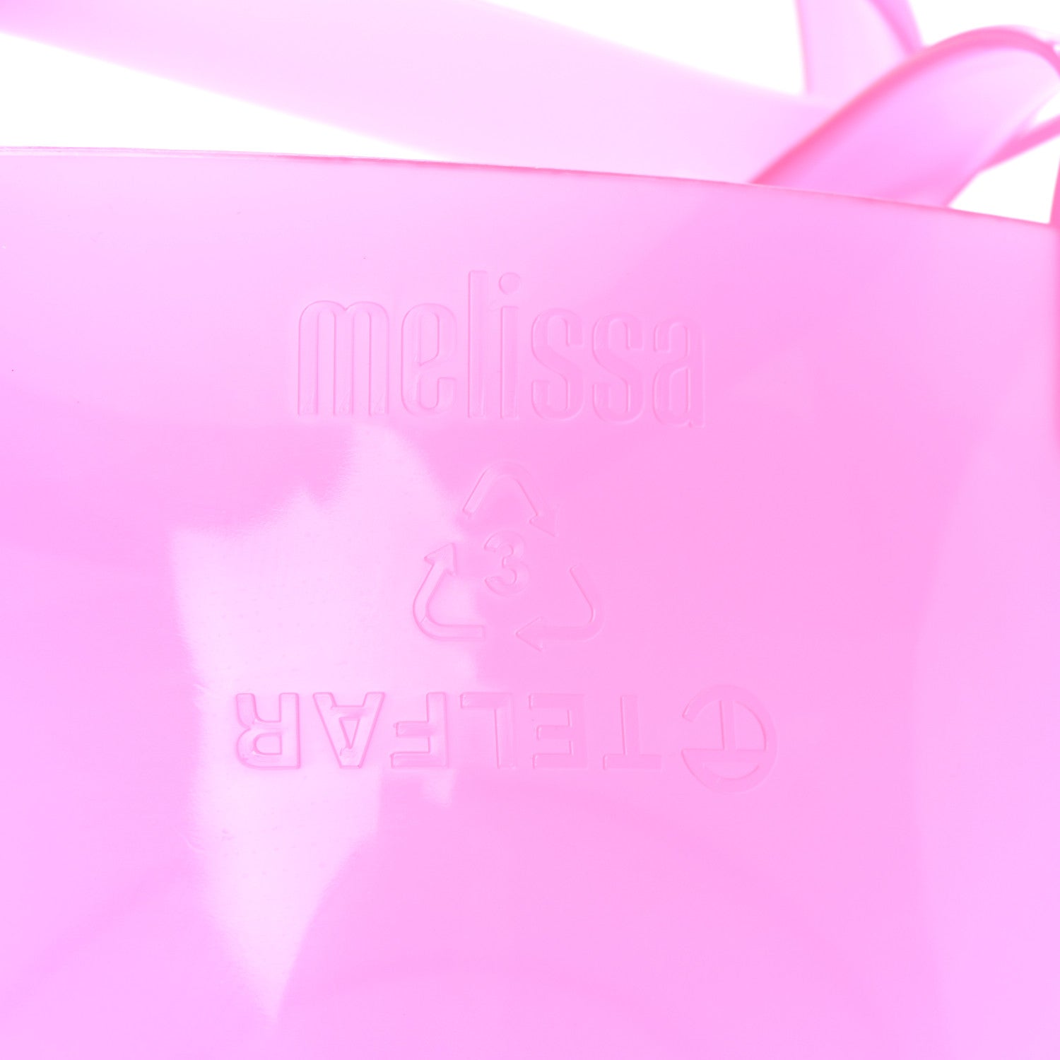 Telfar x MELISSA Jelly Medium Shopping Bag Clear Pink 6 of 9