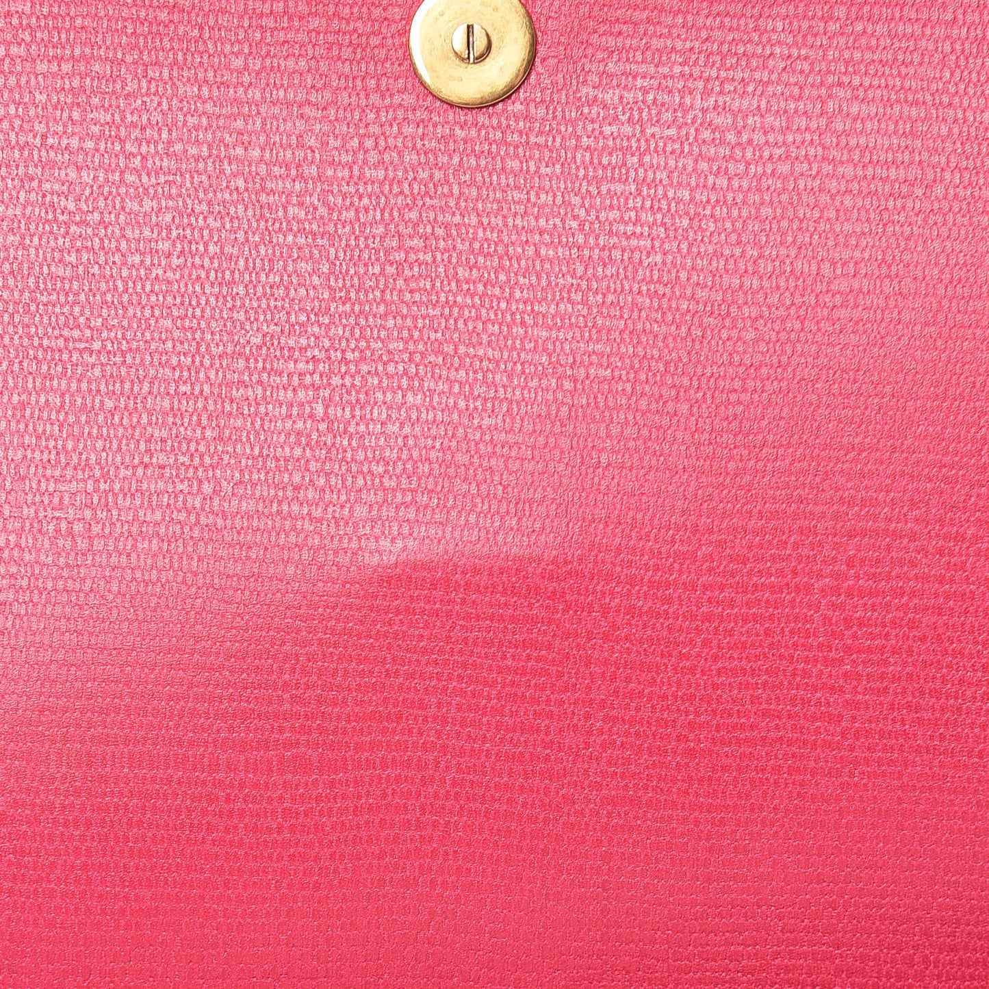 Textured Calfskin Y Ligne Clutch Fuchsia