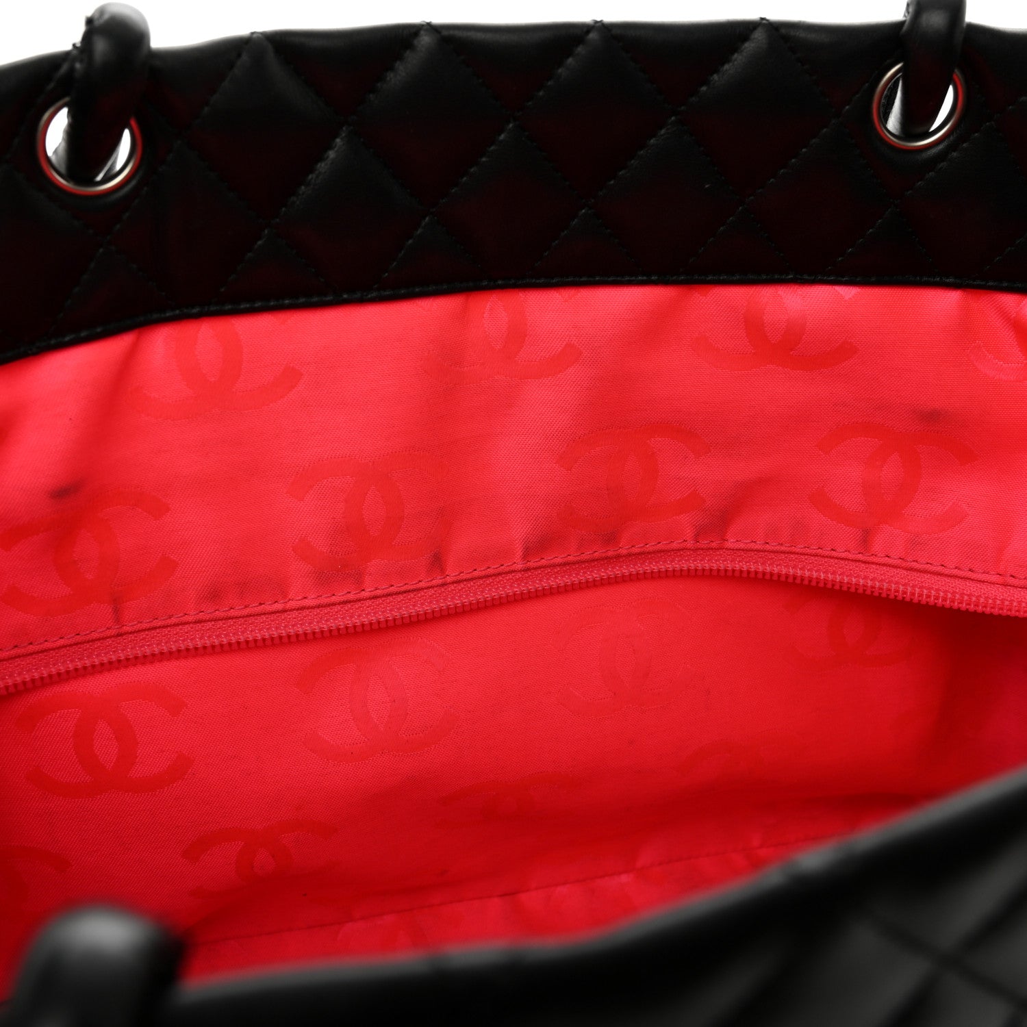 Chanel Calfskin Quilted Large Cambon Tote Black 13 of 13