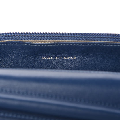 Chanel Patent Quilted Brilliant Wallet On Chain WOC Blue 9 of 12