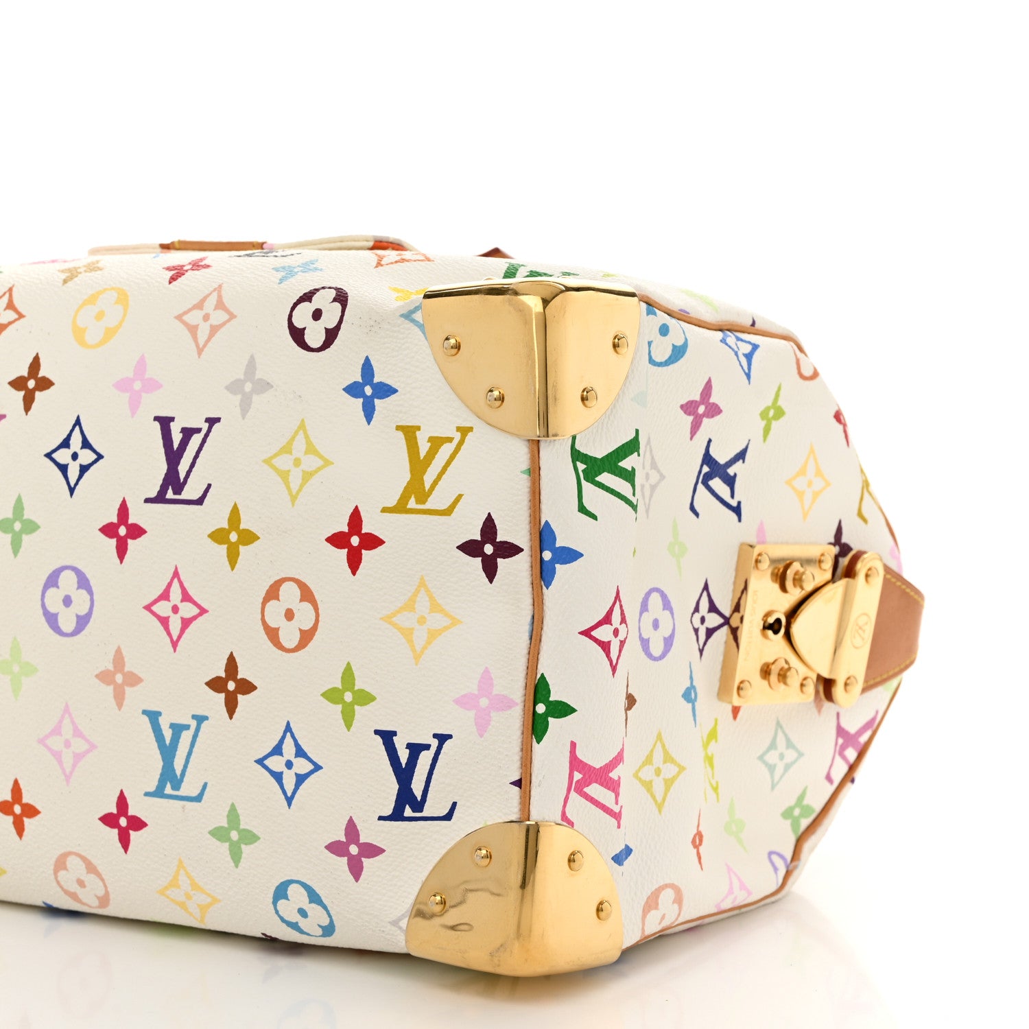 Louis Vuitton Monogram Multicolor Speedy 30 White 9 of 10