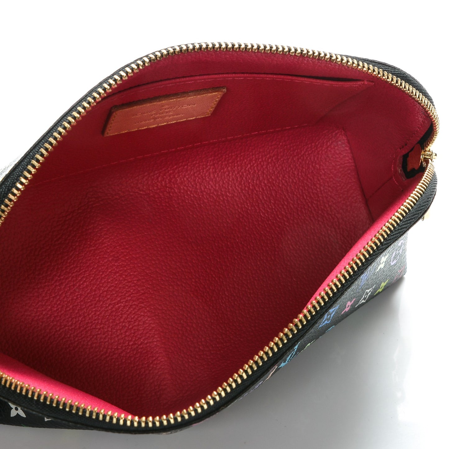 Monogram Multicolor Cosmetic Pouch Black Grenade