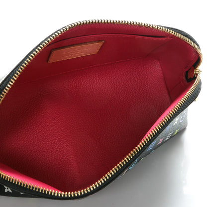 Louis Vuitton Monogram Multicolor Cosmetic Pouch Black Grenade 5 of 7