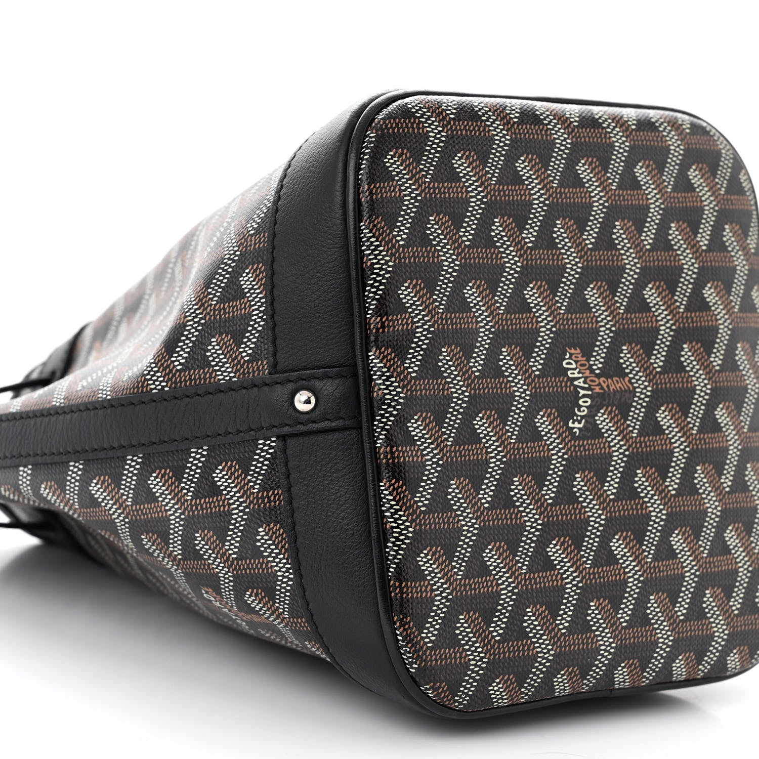 Goyard Goyardine Petit Flot Bucket Bag PM Black 8 of 10