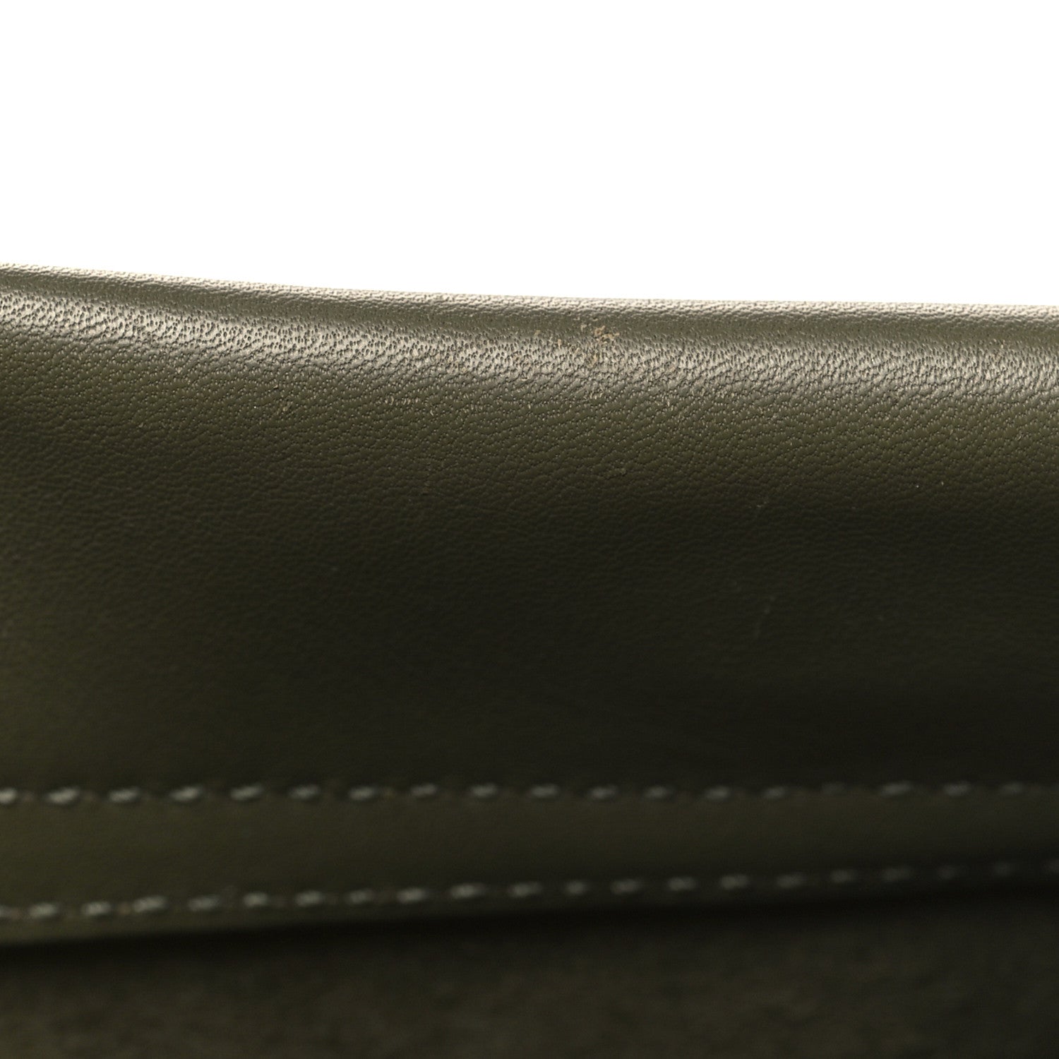Fendi Vitello Seta Light Aura Shiny Nappa Medium Peekaboo I SEE U Satchel Equatore Cuoio 11 of 12